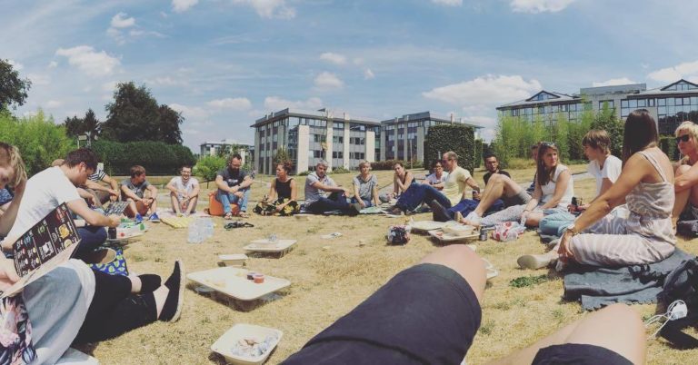Elium team at the office